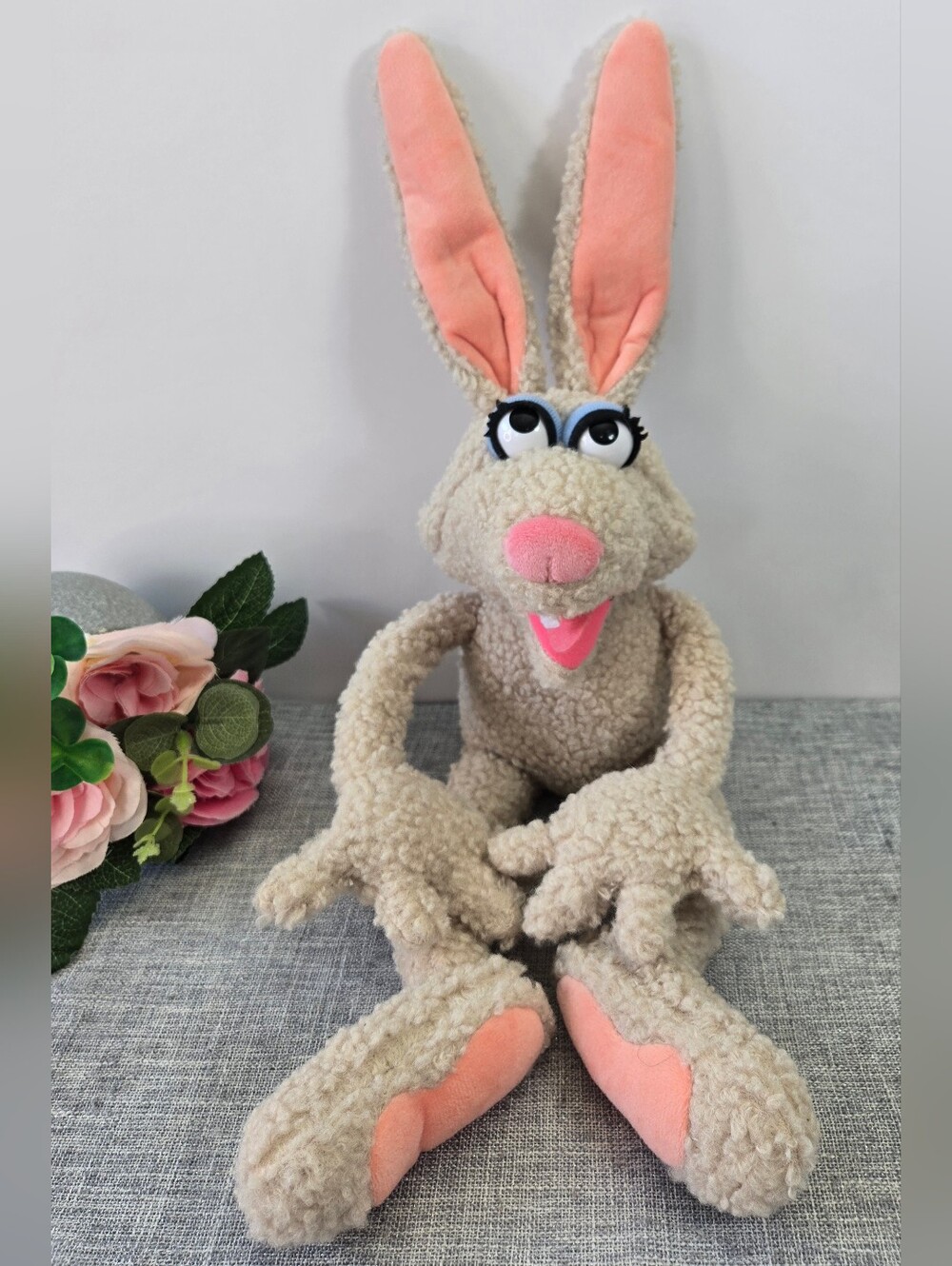 Rare Hironimus Muffelfuß‎ the Hare plush 14" Rabbit Bunny Stuffed Toy